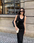 Sleeveless Knitted Bodycon Fitted Dress